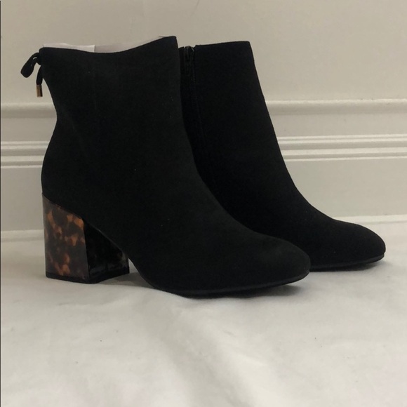 LAST TWO AVAILABLE!! New Women's High Heel Ankle Boots Black Leopard Size 8 - Picture 8 of 16